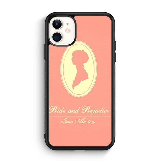 pride and prejudice book quotes iPhone 11 Case