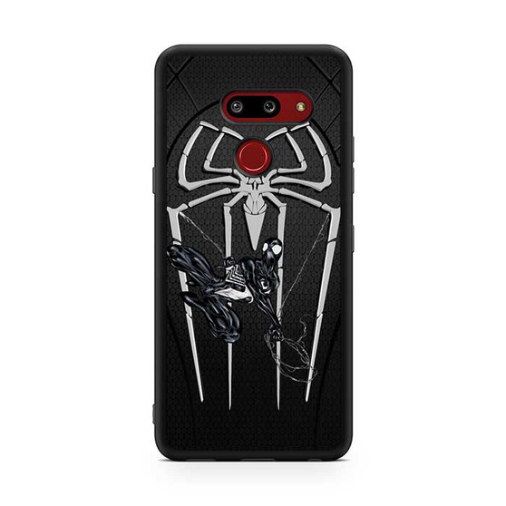 black spiderman logo LG G8 ThinQ Case