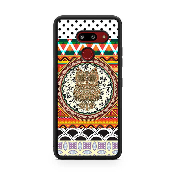 owl aztec collage LG G8 ThinQ Case