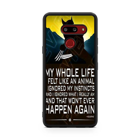 Wolverine Quotes LG G8 ThinQ Case
