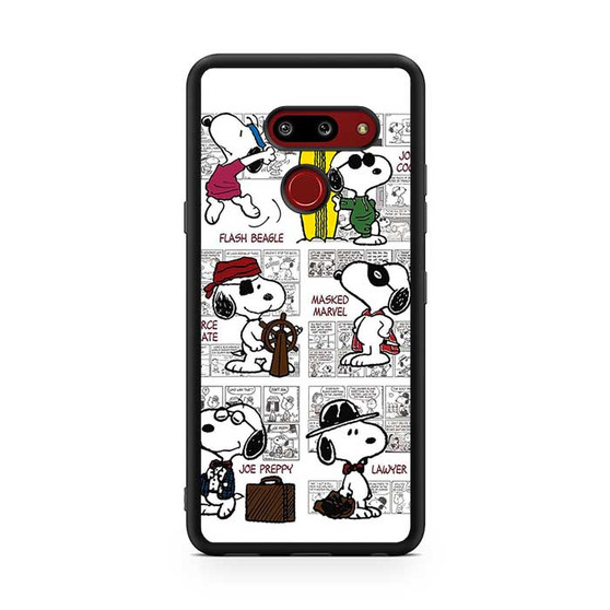Snoopy Comic Art LG G8 ThinQ Case