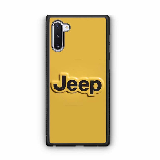 Jeep Yellow Logo Samsung Galaxy Note 10 Case