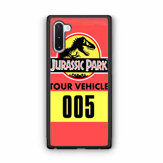 jurassic park tour vehicle Samsung Galaxy Note 10 Case