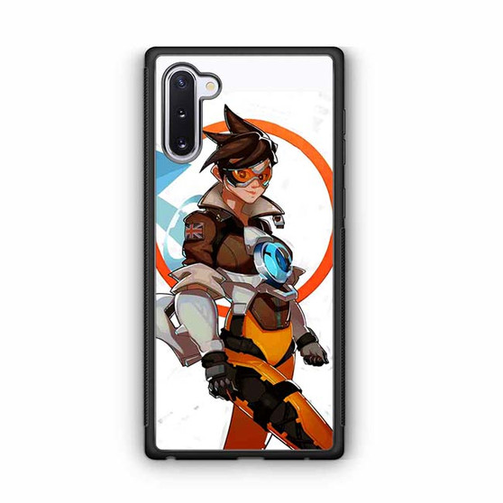 Overwatch Tracer V Samsung Galaxy Note 10 Case