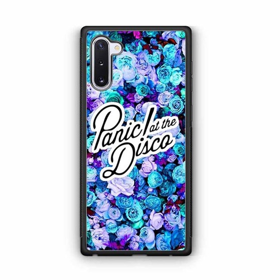 Panic at the Disco with Flower Background Samsung Galaxy Note 10 Case