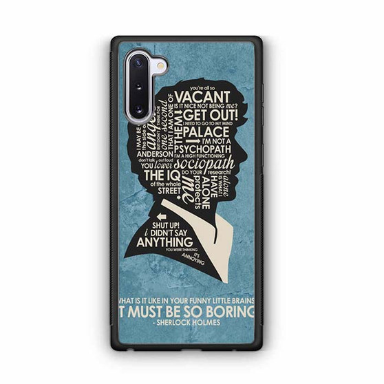 sherlock it must be so boring 2 Samsung Galaxy Note 10 Case