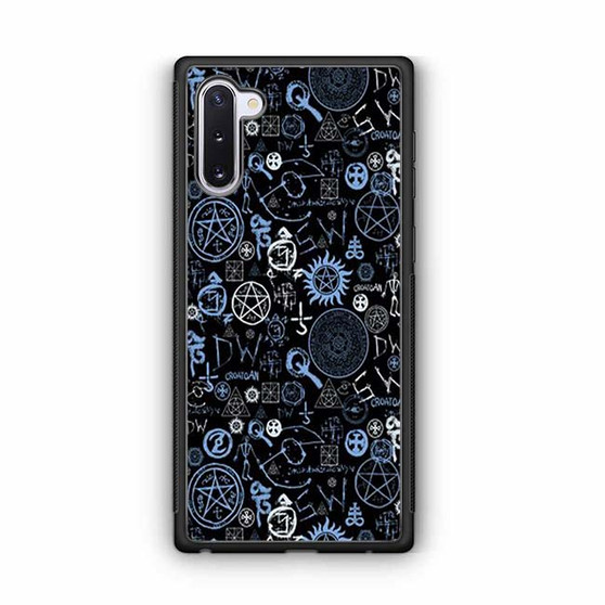 supernatural logo collage Samsung Galaxy Note 10 Case