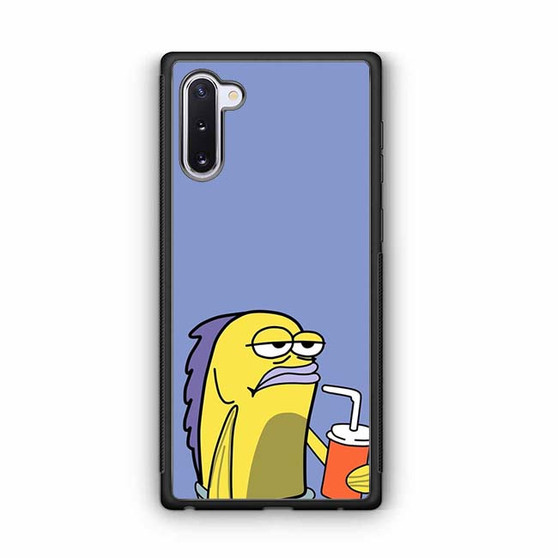 Spongebob Square Pants a Drinking Fish Samsung Galaxy Note 10 Case