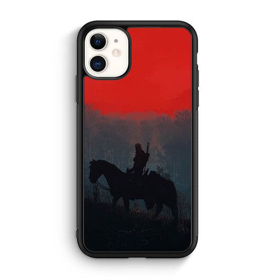 The Witcher Geralt Riding a Horse iPhone 11 Case