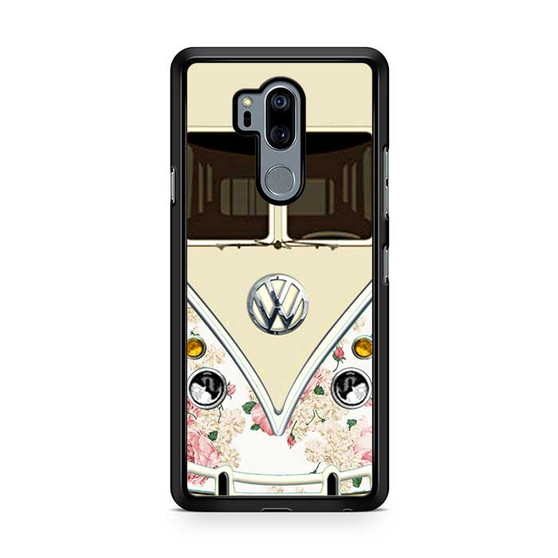 pink floral vw retro bus LG G7 ThinQ Case