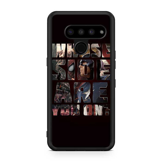 Captai america who side are you LG V50 ThinQ 5G Case