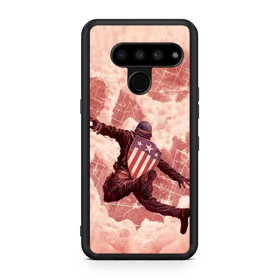 Captain America Falling Down LG V50 ThinQ 5G Case