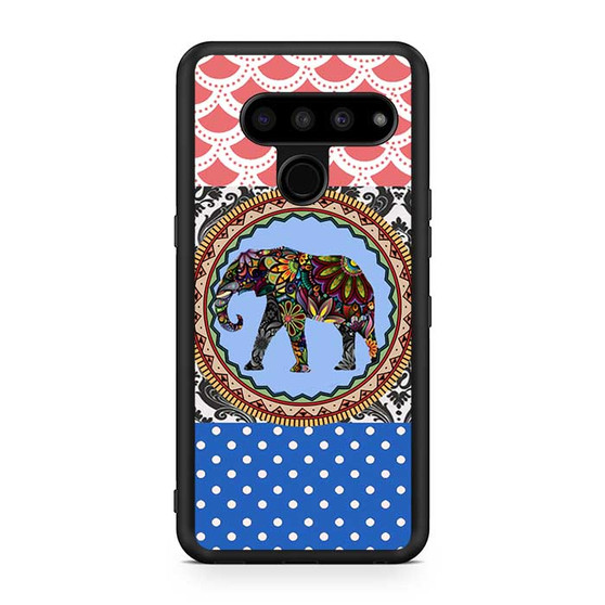 elephant aztec floral art LG V50 ThinQ 5G Case elephant aztec floral art LG V50 ThinQ 5G Case