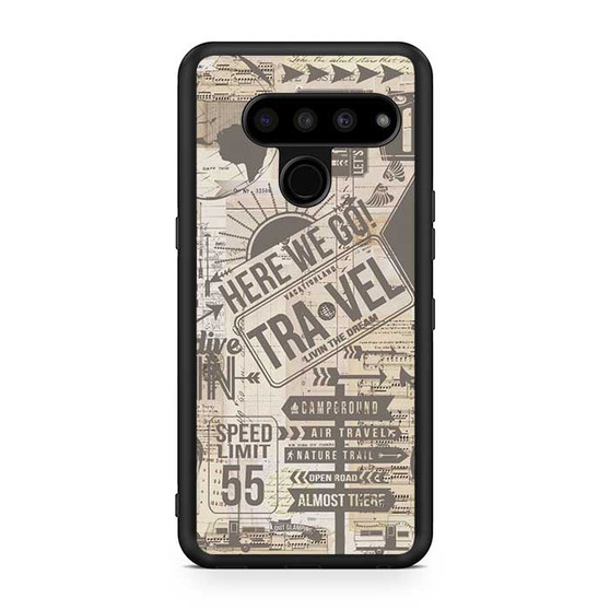 Here We Go Travel LG V50 ThinQ 5G Case
