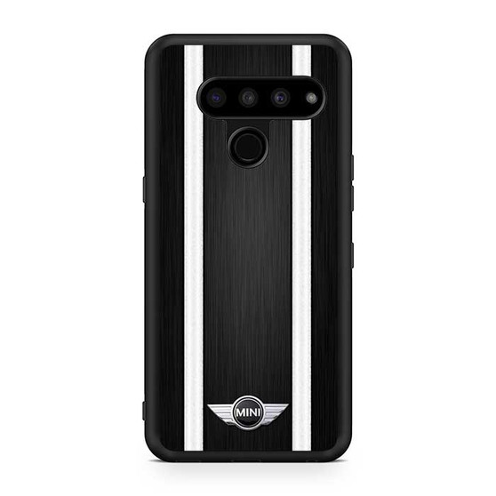 Mini Cooper Black Polished LG V50 ThinQ 5G Case Mini Cooper Black Polished LG V50 ThinQ 5G Case