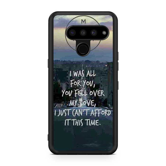 Of Mice & Men Lyrics 12 LG V50 ThinQ 5G Case