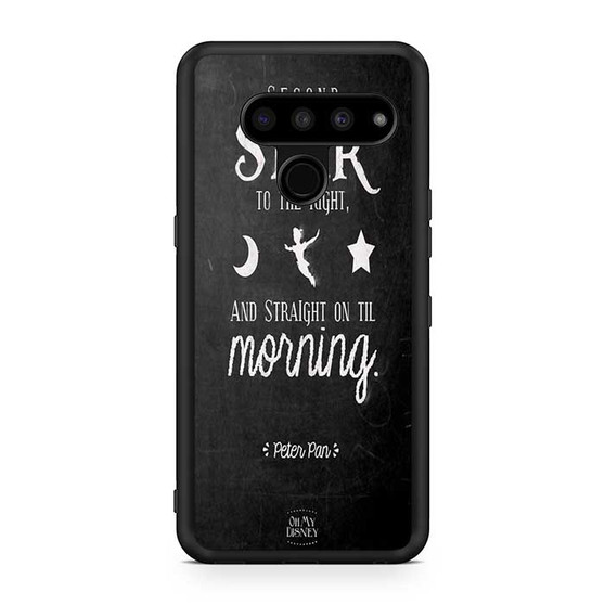 second star peter pan quote LG V50 ThinQ 5G Case