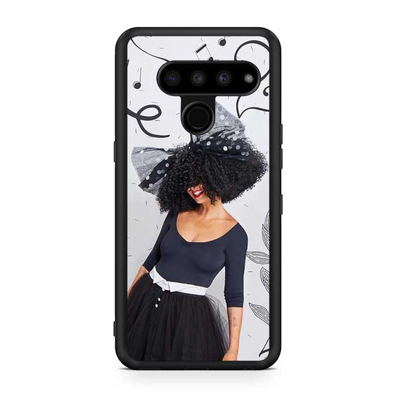 Sia Black and White LG V50 ThinQ 5G Case