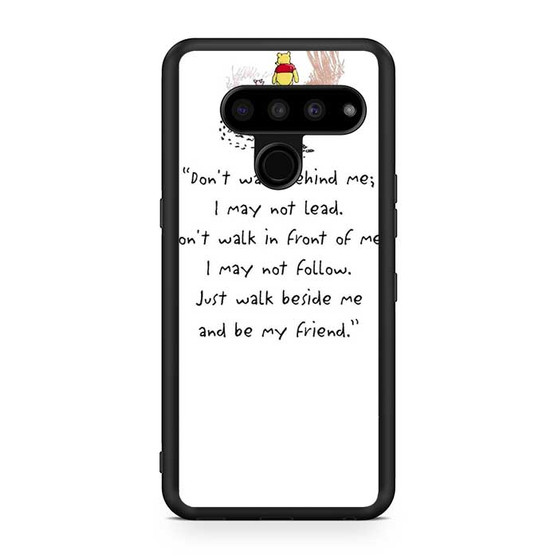 Winnie The Pooh Quote LG V50 ThinQ 5G Case