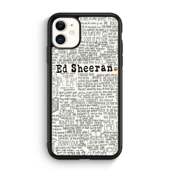 Ed Sheeran All Lyrics iPhone 12 Mini | iPhone 12 Case