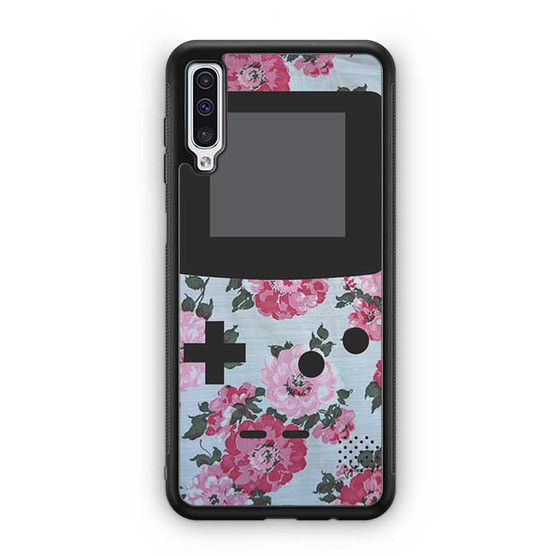 floral vintage gameboy Samsung Galaxy A50 Case