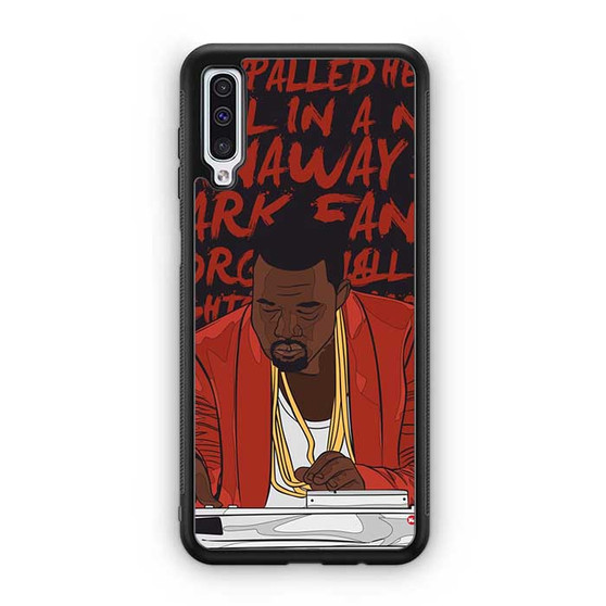 Kanye West On desk Samsung Galaxy A50 Case