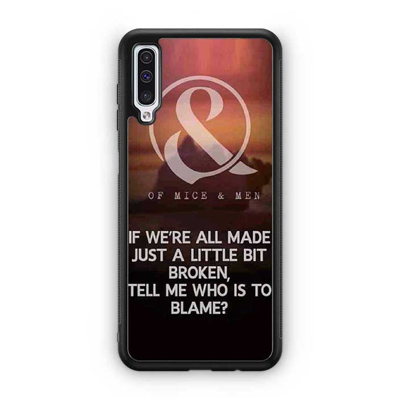 Of Mice & Men Lyrics 9 Samsung Galaxy A50 Case