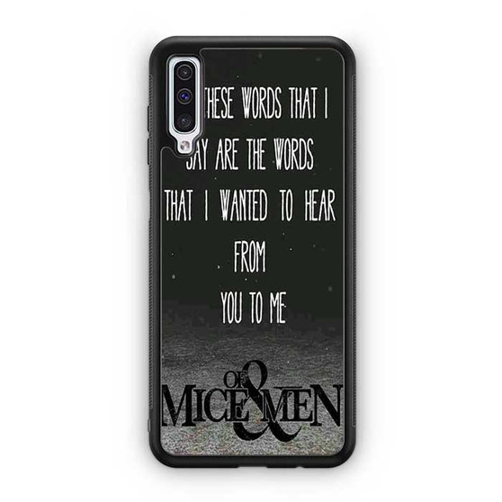 Of Mice & Men Lyrics 11 Samsung Galaxy A50 Case