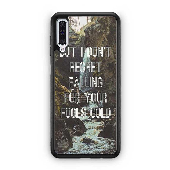 One Direction Quotes Fool's Gold 2 Samsung Galaxy A50 Case