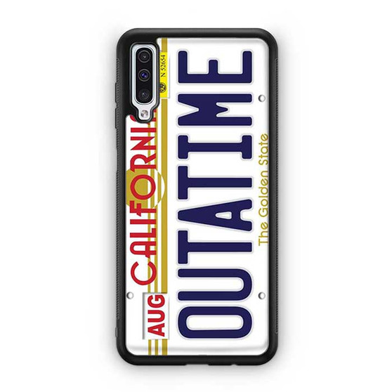 Outatime Back To The Future California License Plate Samsung Galaxy A50 Case