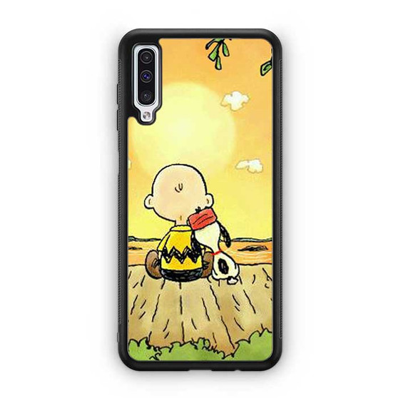 Snopy in Sun Down Samsung Galaxy A50 Case