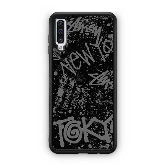 Stussy Cities Of The World Samsung Galaxy A50 Case