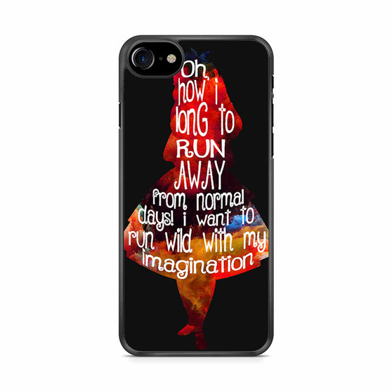 Alice's Quotes iPhone SE 2020 Case