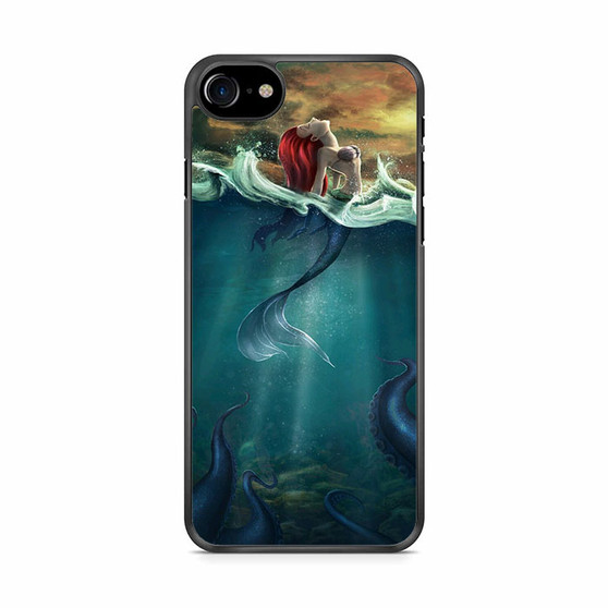 Ariel Little Mermaid Swimming iPhone SE 2020 Case
