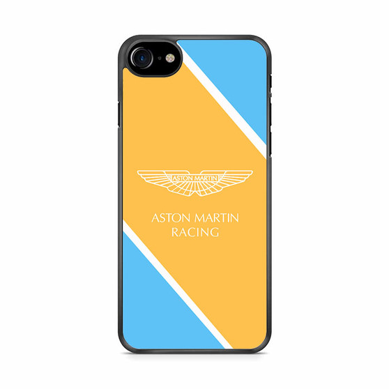 Aston Martin Light Yellow Blue iPhone SE 2020 Case