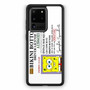 Spongebob Squarepants Driver License Samsung Galaxy S20 Ultra 5G Case