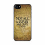 Not all who wander are lost tolkien quotes iPhone SE 2020 Case