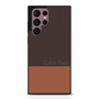 Calvin Klein Brown Mix Samsung Galaxy S22 Ultra Case