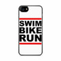 Swim Bike Run 2 iPhone SE 2020 Case
