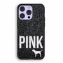 Black Glitter Victoria's Secret iPhone 14 | iPhone 14 Plus | iPhone 14 Pro | iPhone 14 Pro Max Case