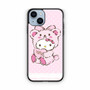 Pink Cute Hello Kitty Bear iPhone 14 Case