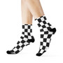 Chekerboard Pattern Crew Crew Socks