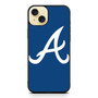 Atlanta Braves Simple Logo iPhone 15 Plus Case