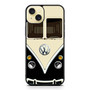 black vw retro bus iPhone 15 Plus Case