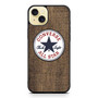 brown denim converse iPhone 15 Plus Case