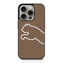 brown puma half logo iPhone 15 Pro Case