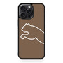 brown puma half logo iPhone 15 Pro Max Case