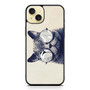 cat hipster iPhone 15 Plus Case