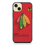 chicago blackhawks logo poster iPhone 15 Plus Case