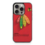 chicago blackhawks logo poster iPhone 15 Pro Case